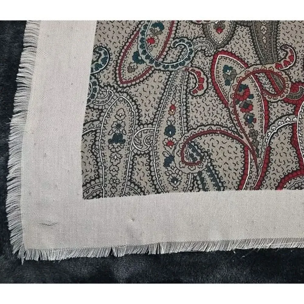 Scarf made in Italy Compagnie Internationale‎ Express 34x34 Square Cream & Taupe